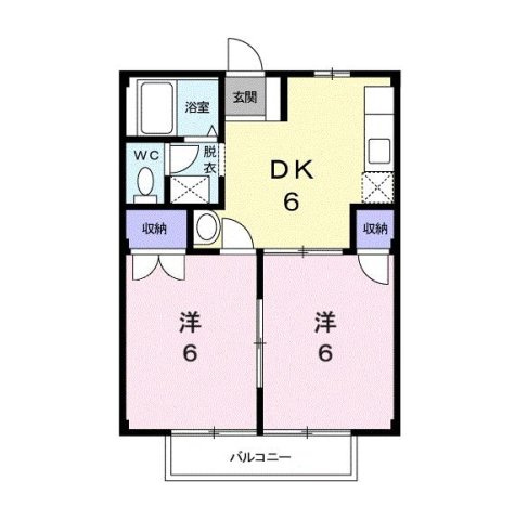 サウスコーポの間取り