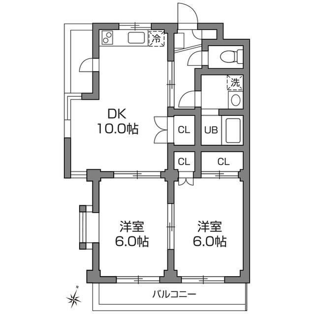 フォンティーン24の間取り|間取り図