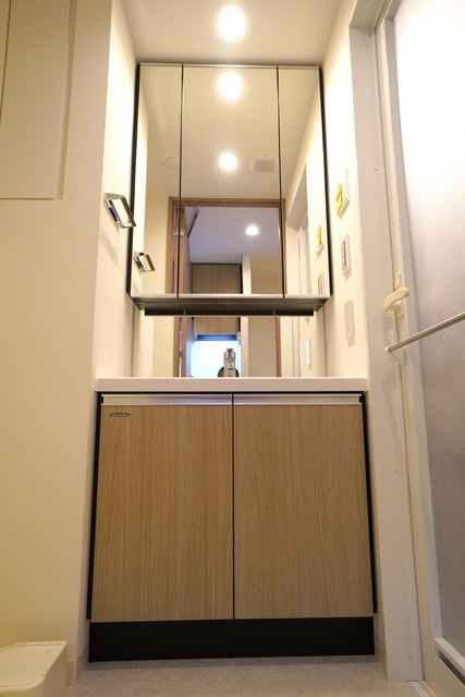 若葉ビューアパートメントの洗面所|※写真は同タイプ住戸です。