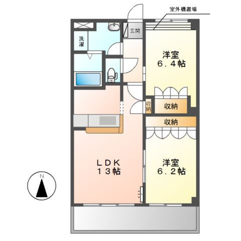 ドルチェの間取り