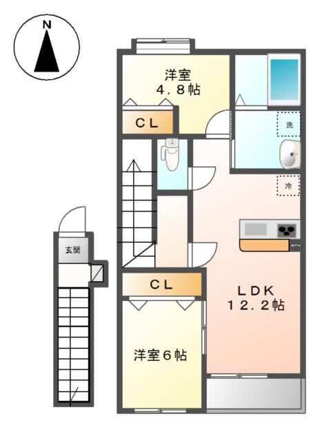 ロイヤルパレスＳの間取り