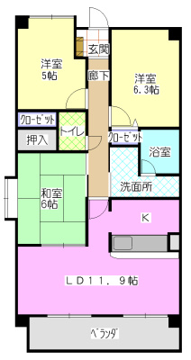 ピアネーズ神ノ倉の間取り