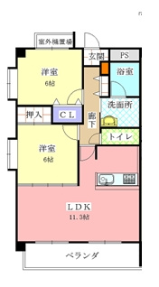 ホワイト ドエル 道徳の間取り