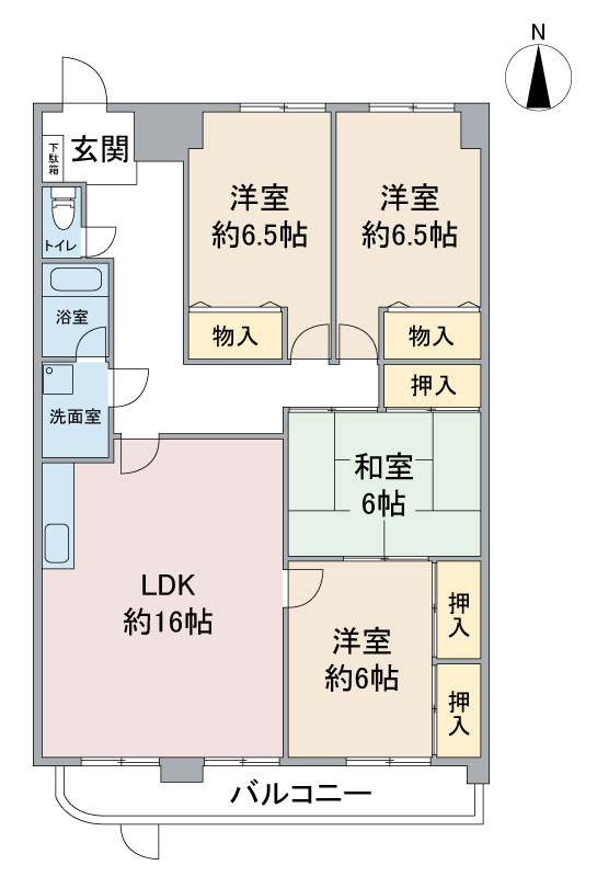 エレガンスマインⅢの間取り