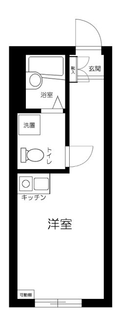 プロスペール神大前の間取り