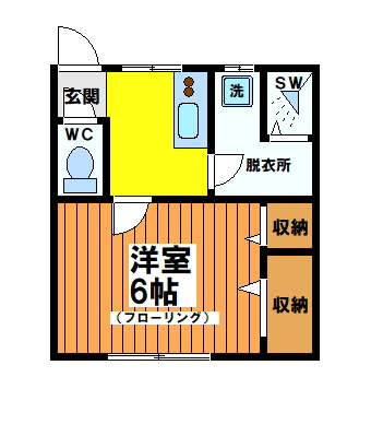 東田荘の間取り