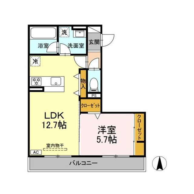 Gooden徹明通の間取り