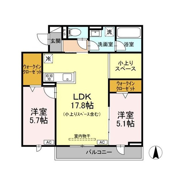 Gooden徹明通の間取り