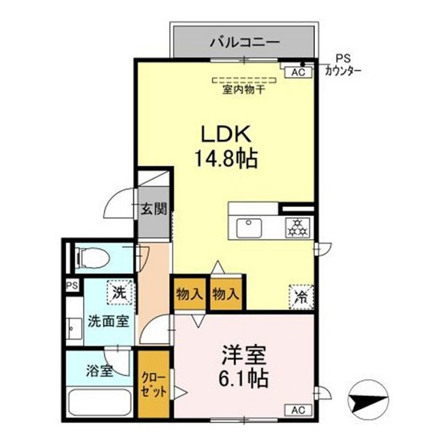 クレスト田神の間取り
