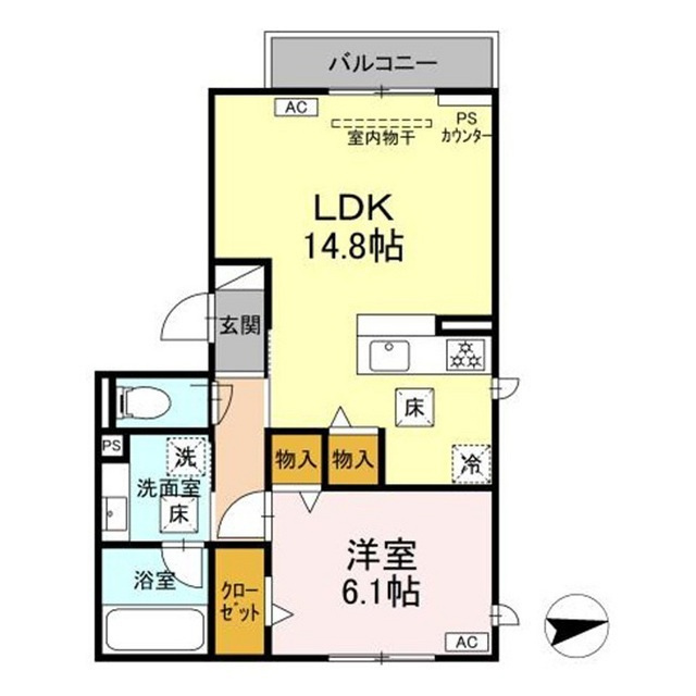クレスト田神の間取り