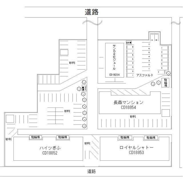 サンdeセジュールの駐車場