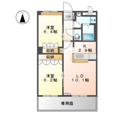 ワンロード・加茂川の間取り