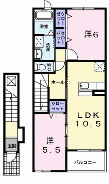プロムナードの間取り