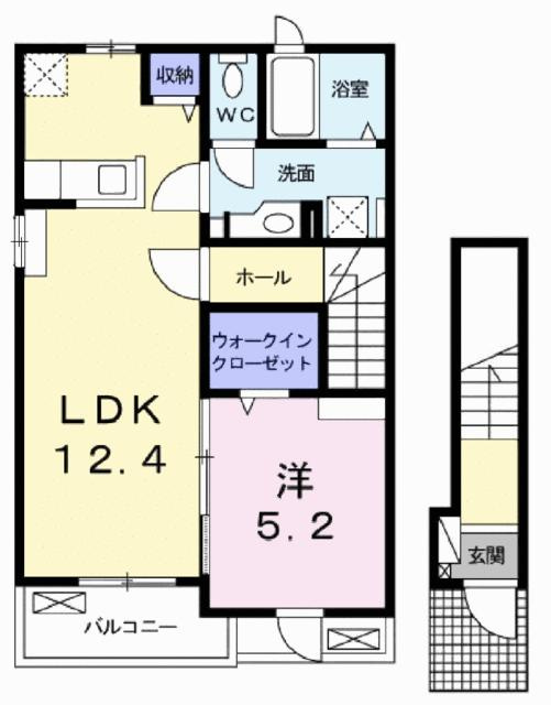 グレイスハイツ　ⅡＡの間取り