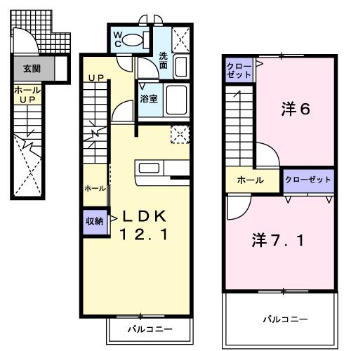 プロヴァンスの間取り