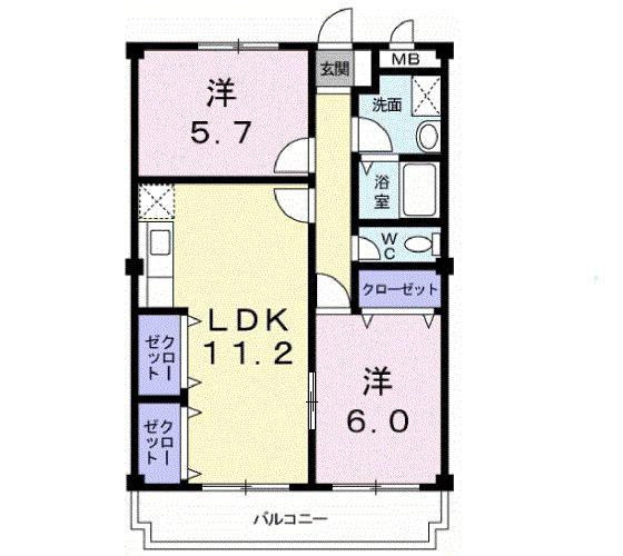 ルミエールカサマの間取り