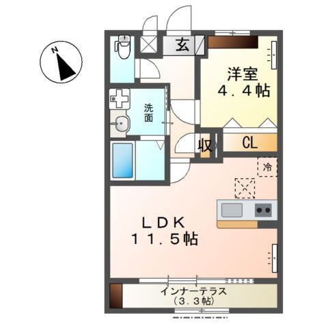 フォルトゥナ藤森の間取り