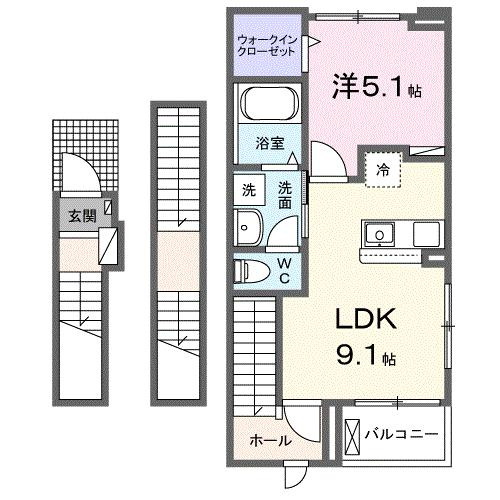 エスペランサ　俊の間取り
