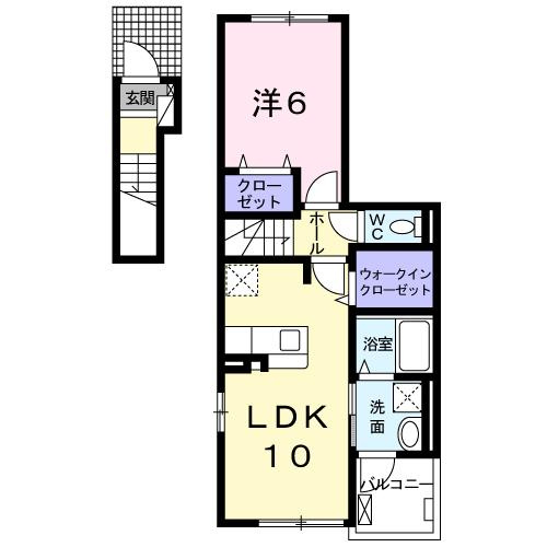 リアーレⅡの間取り