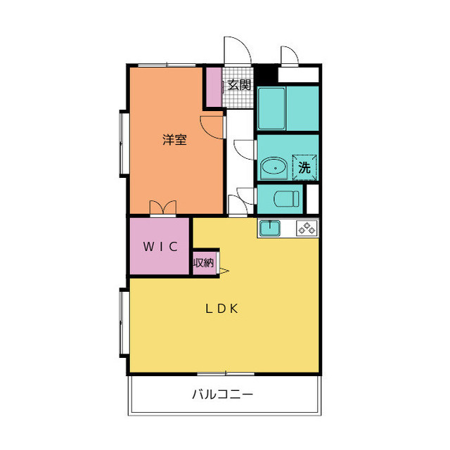 丸和マンションⅡの間取り