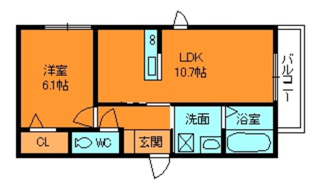 カーザソラーレの間取り
