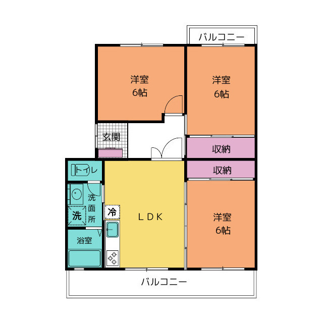 アヴニールドゥモエの間取り|間取り