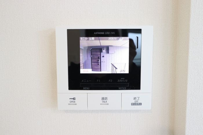 D-room姫子のセキュリティ|モニター付きインターホンです