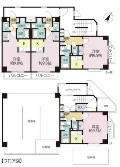 【間取り】 | バーシティハウス　フレール・ド・ジュアン