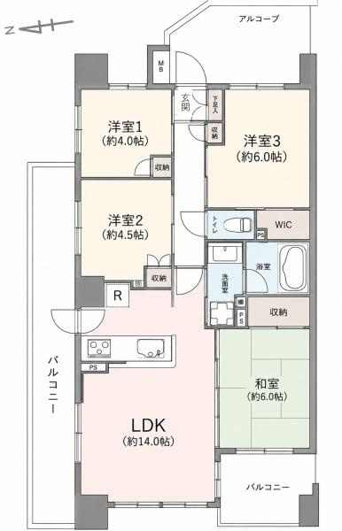 ヴィスタージュ横濱東寺尾の間取り|使い勝手の良い4LDKの間取♪
お気軽にお問い合わせください。
