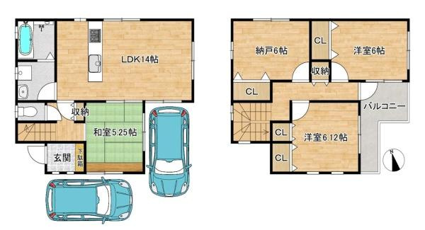 【間取り】 | 専有面積:87.67平米　間取り:4LDK！
