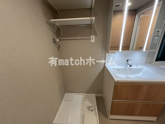 ルネパルティーレ汐留の洗面所|コンパクトで使いやすい洗面所