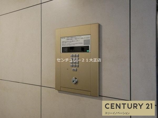 フォーリアライズ弁天町クロスのセキュリティ|★カメラ付きオートロック★