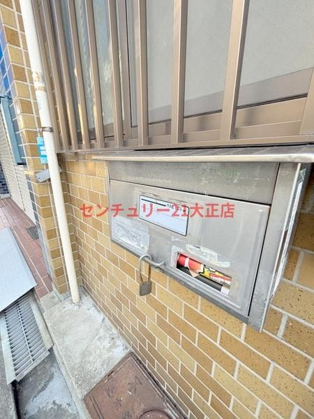 泉尾貸家の玄関