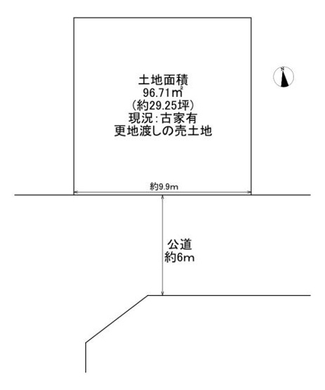 【土地図】 | 大阪市東成区東今里1丁目　建築条件無しの売土地♪