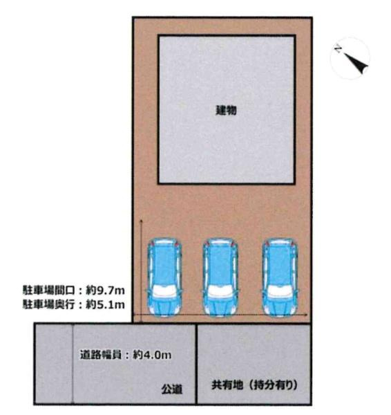 岡崎市矢作町・中古戸建の区画図|区画図です。