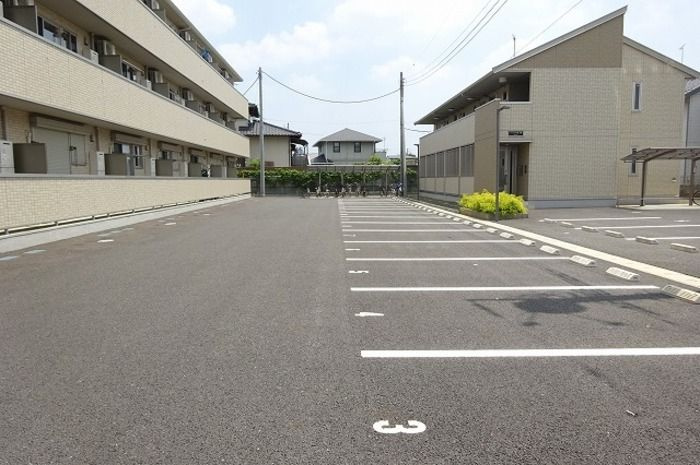 シンシア千波　Ａの駐車場|カースペースがあります