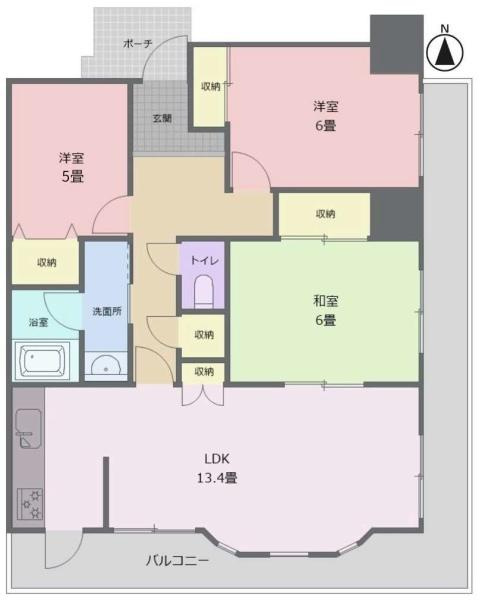 アリスト和歌山城の間取り