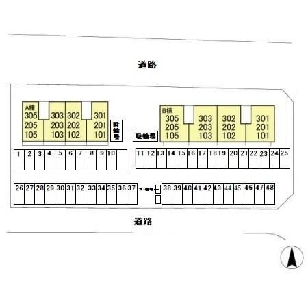 メルシー　Aの区画図