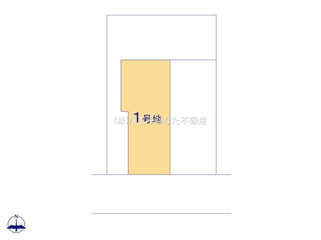 『八王子市土地』八王子市散田町5-26-8【仲介手数料無料】の区画図|～仲介手数料無料☆八王子ひなた不動産～八王子市散田町　売地