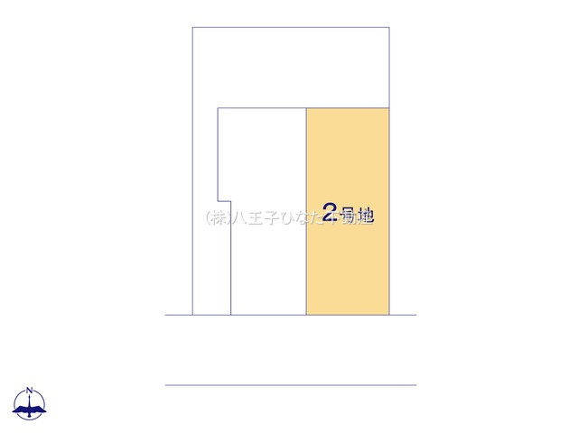 『八王子市土地』八王子市散田町5-26-8【仲介手数料無料】の区画図|～仲介手数料無料☆八王子ひなた不動産～八王子市散田町　売地