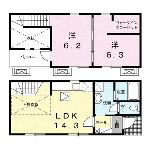 薊の間取り