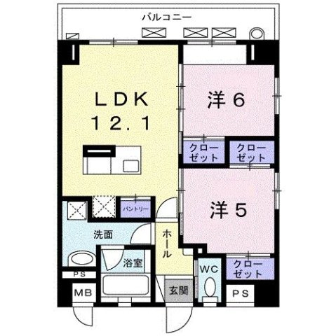 ボルダーズの間取り