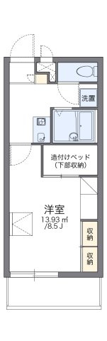 レオパレス柳堀町の間取り