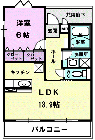ル・キャステルの間取り