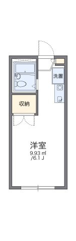 レオパレス島田黒石第３の間取り