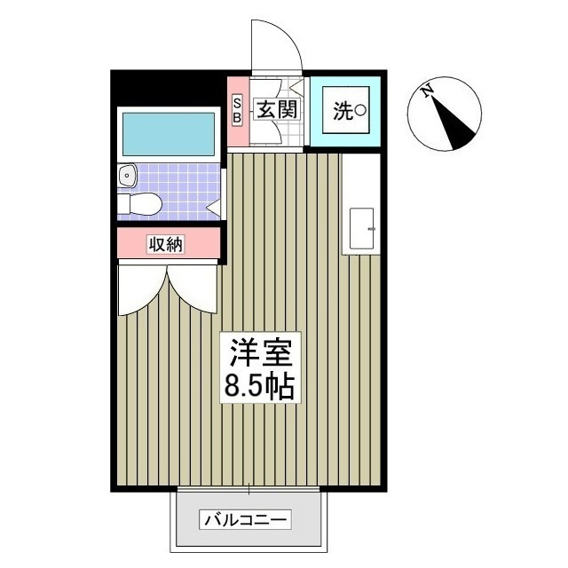 メゾンド貝塚の間取り