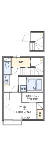 レオパレスヒルの間取り