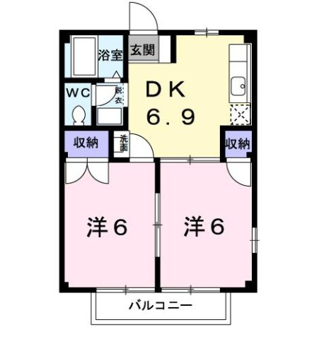 ガーデンハイツタケダＤの間取り
