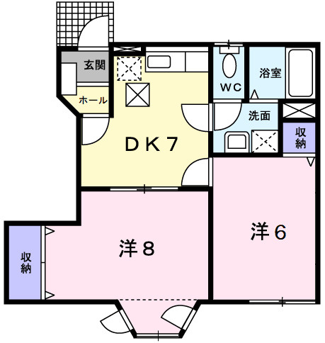 エクセレンテ・Ｆ　弐番館の間取り