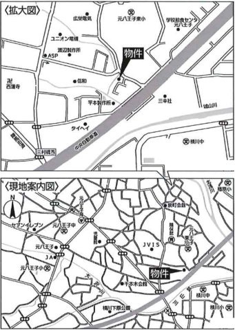 『八王子市土地』八王子市叶谷町1007-3【仲介手数料無料】の地図|～仲介手数料無料☆八王子ひなた不動産～八王子市叶谷町　売地